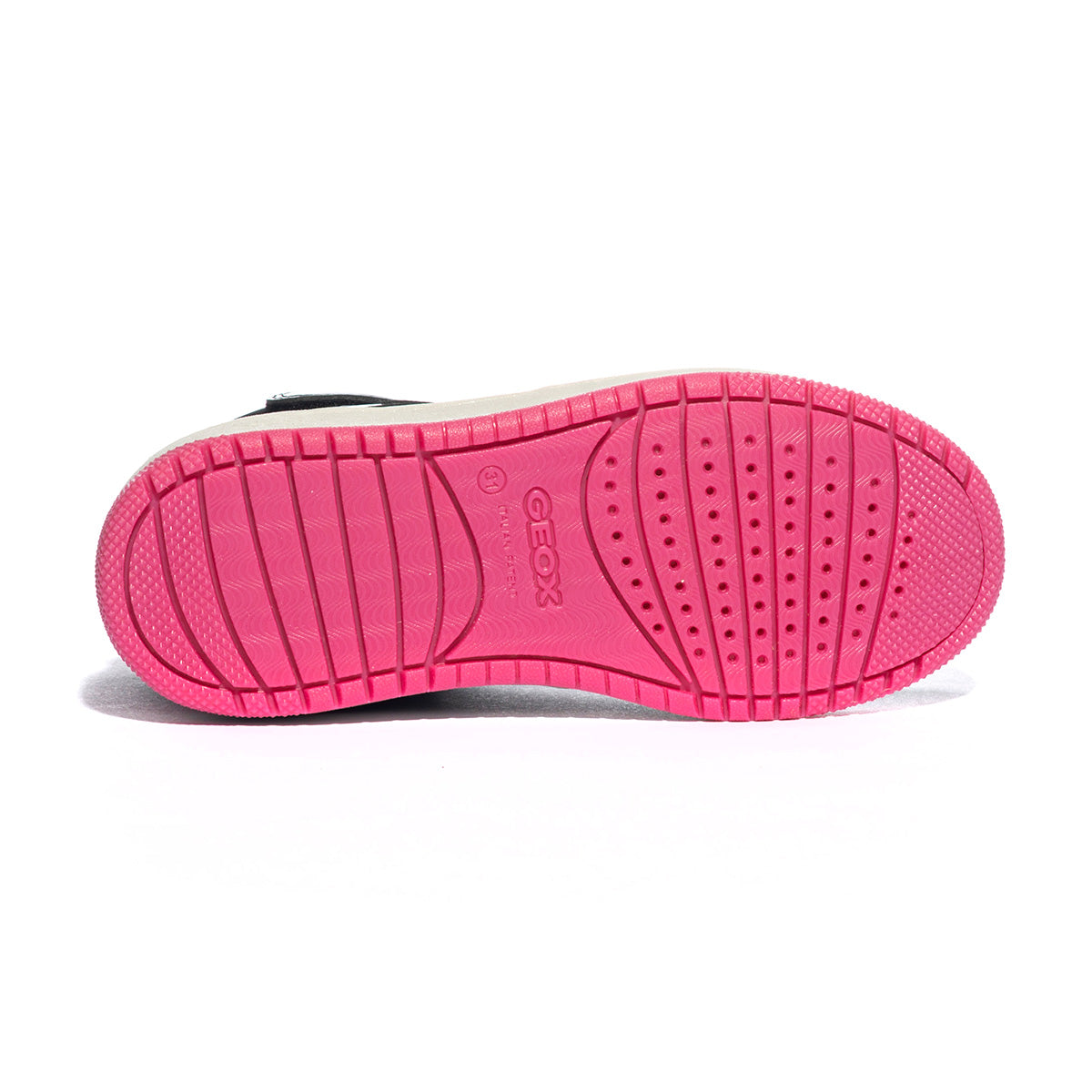 GEOX J36HXABLACK FUCHSIA C0922