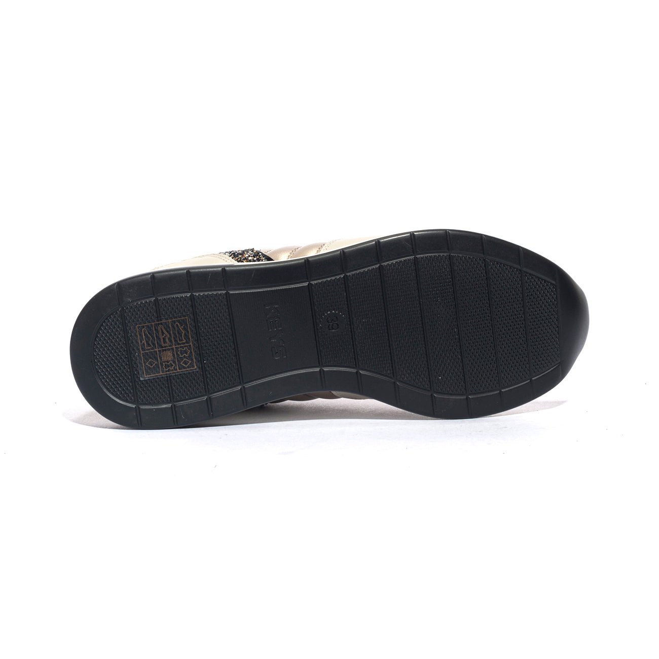 KEYS K6820 AVORIO GOLD BRONZO Sneakers Donna