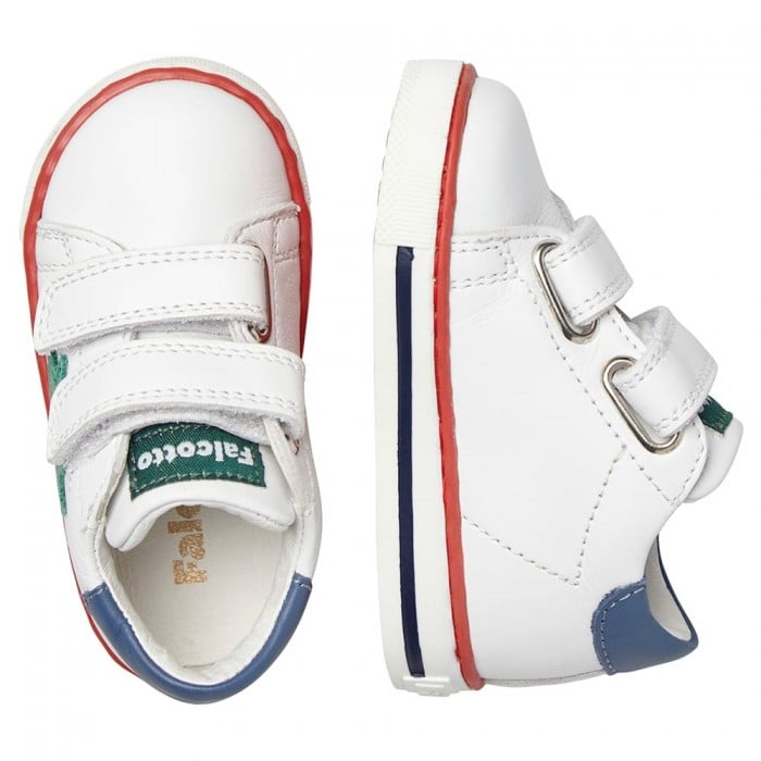 FALCOTTO 0012015350-10-1N83WHITE-GREEN-AZURE