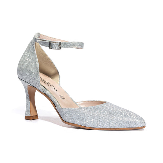KISS KRISS 5372 ARGENTO. Decollete Donna