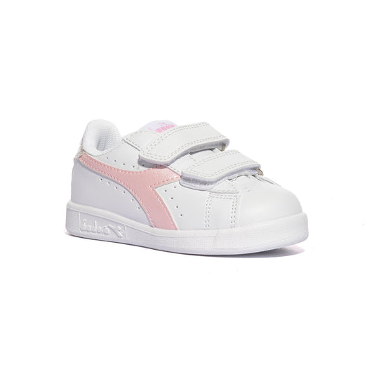 DIADORA 101182616 WHITE PINK LADY Sneakers Bambina