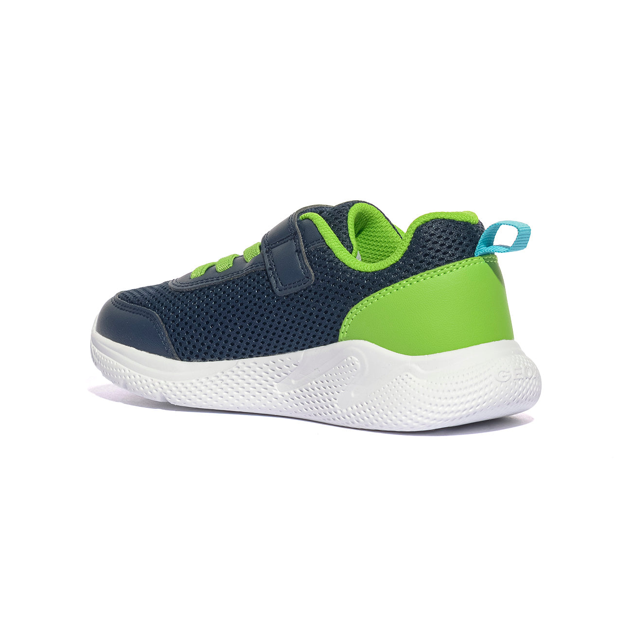 GEOX J36GBA NAVY LIME C0749 Sneakers Bambino