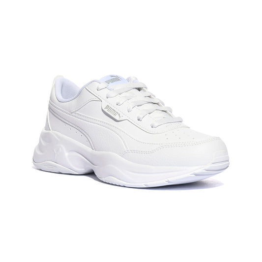 PUMA 371125-02 WHITE SILVER Sneakers Donna