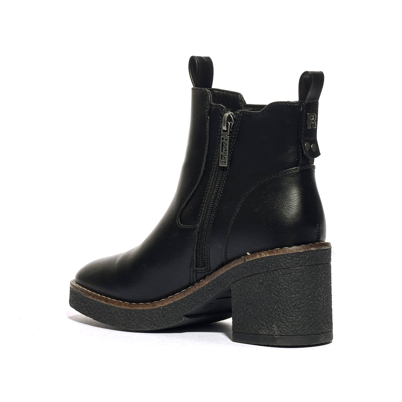 REFRESH 172008 C. NEGRO Stivaletti Donna