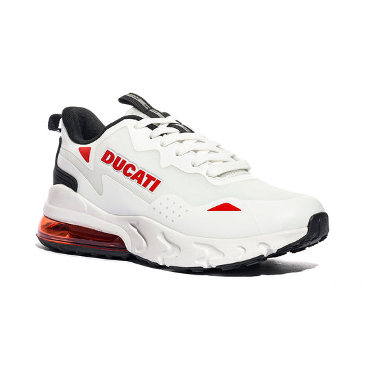 DUCATI DU24M112 WHITE RED Sneakers Uomo