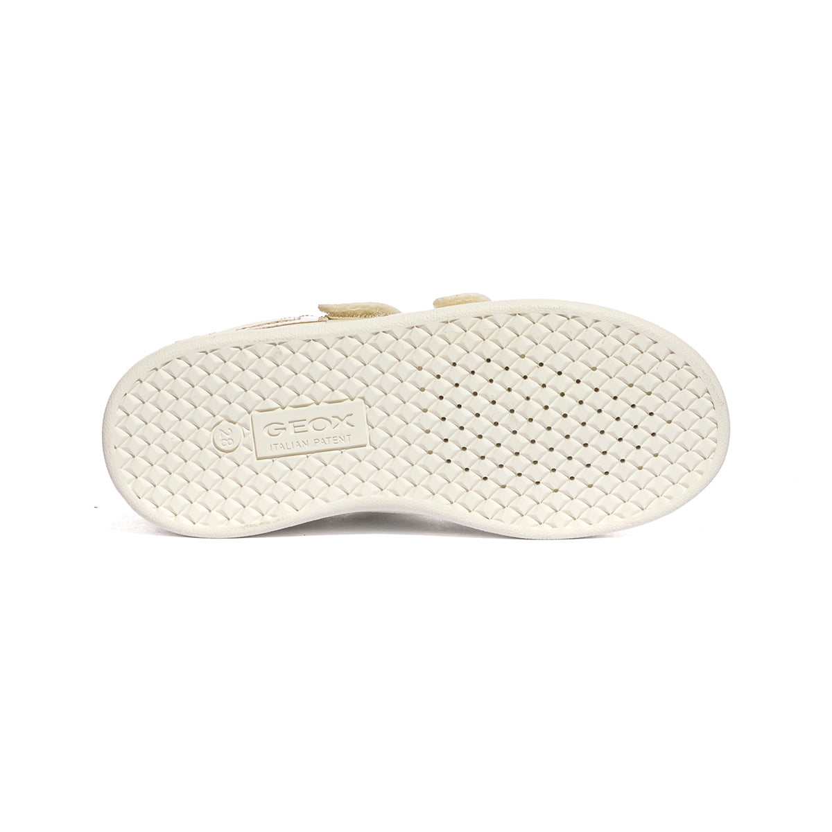 GEOX J66LRG LT IVORY/GOLD C1M2X Sneakers Bambina