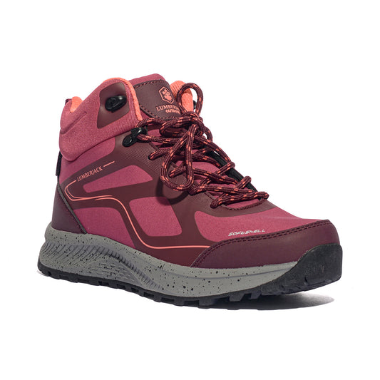 LUMBERJACK SWF6001-001 BURGUNDY Sneakers Donna