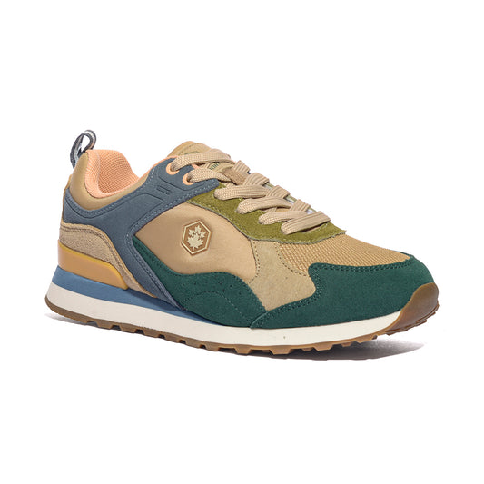 LUMBERJACK SWJ9611-001 DK BEIGE DK GREEN Sneakers Donna