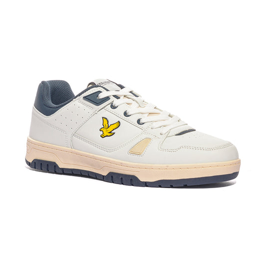 LYLE & SCOTT HENRY002 OFF WHITE BLU Sneakers Uomo