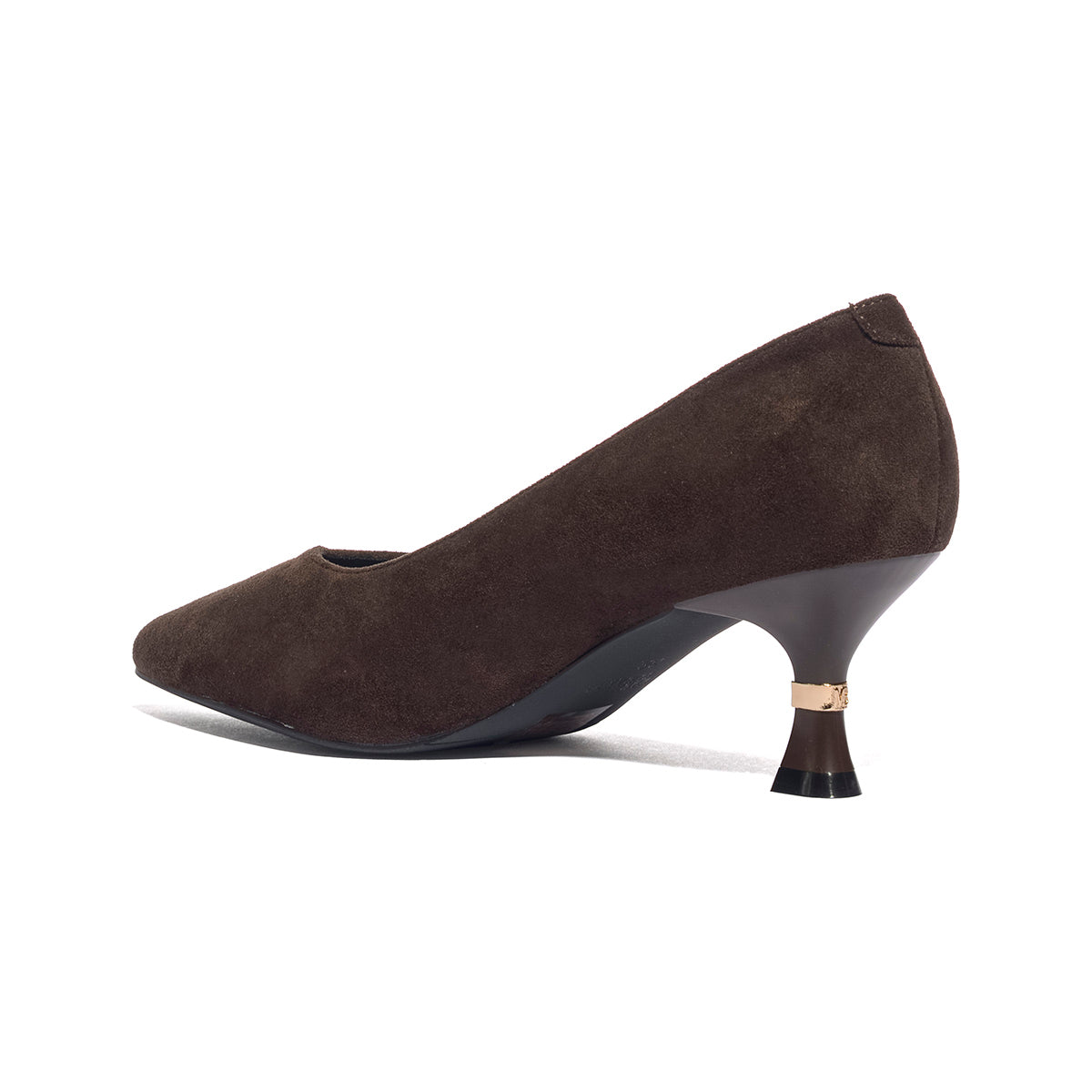 MARIELLA BURANI 52340 SUEDE D.BROWN Decollete Donna