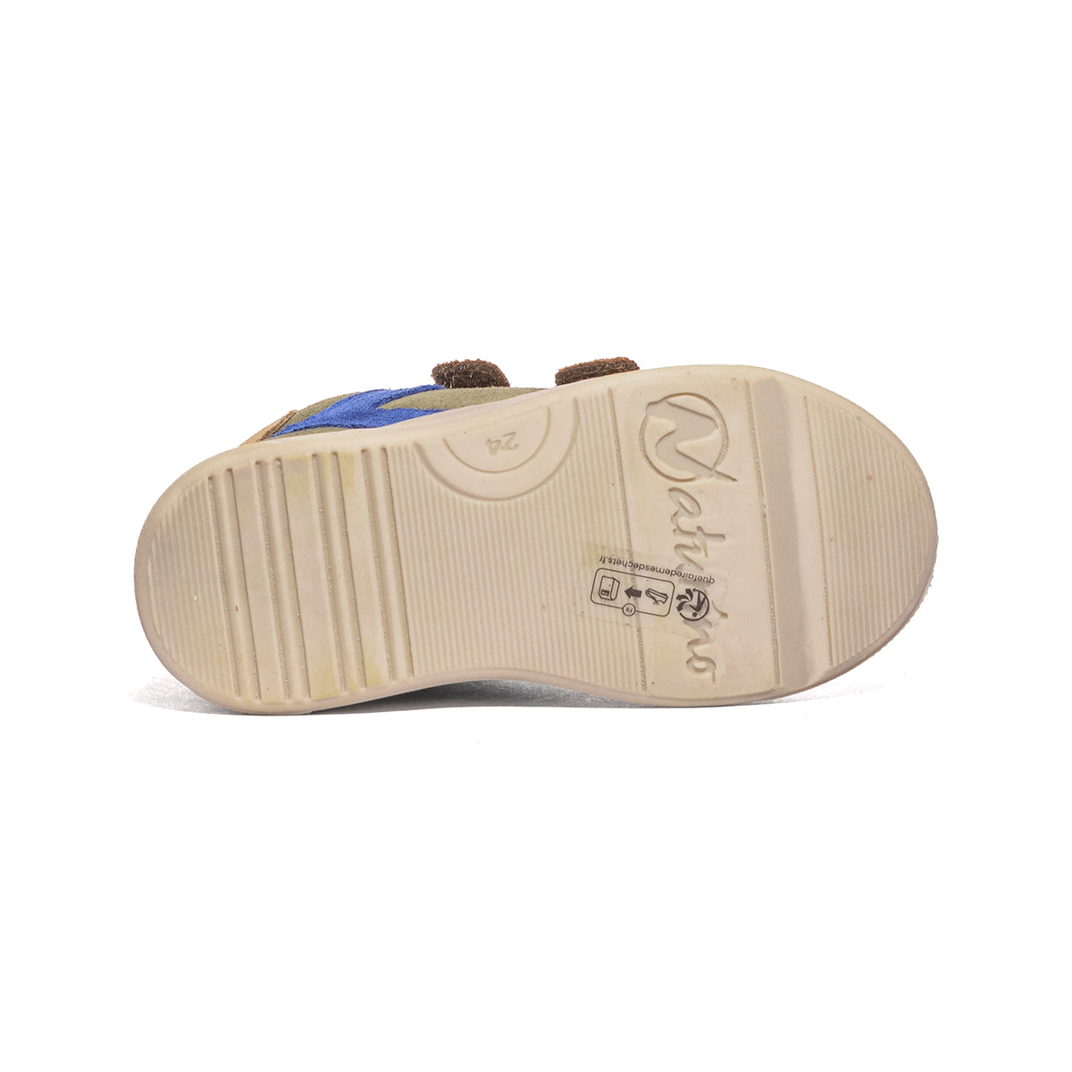 NATURINO 0012015413.01.3D69 CUOIO MILITARE Sneakers Bambino