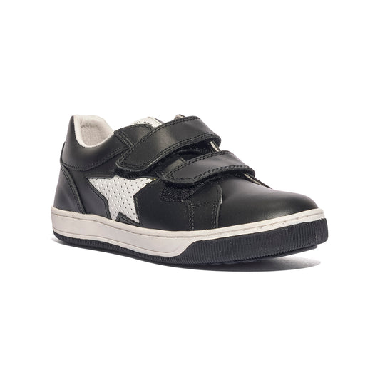 NATURINO 0012016579.03.1A06 BLACK WHITE Sneakers Bambino