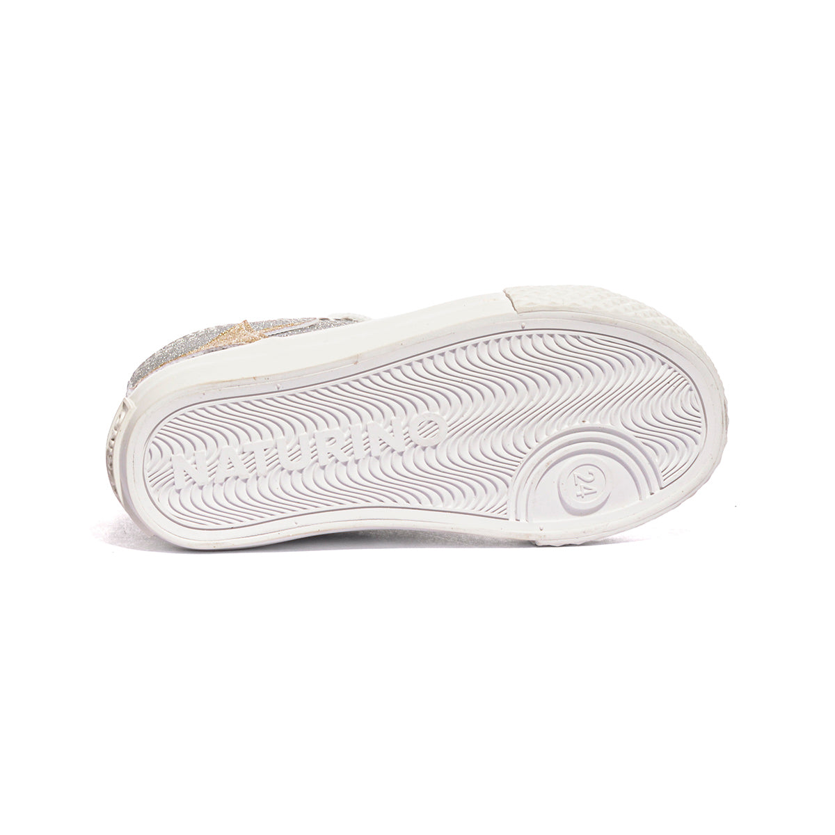 NATURINO 0012019062.01.1Q97 ARGENTO/NICHEL Sneakers Bambina