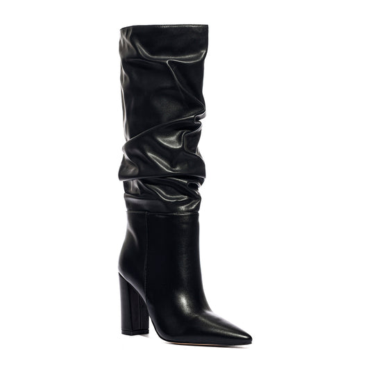 QUEEN HELENA K5117 BLACK PU Stivali Donna