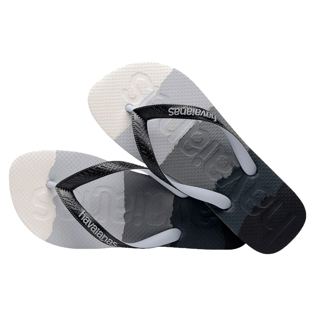 HAVAIANAS TOP LOGOMANIA MULTIBLACK