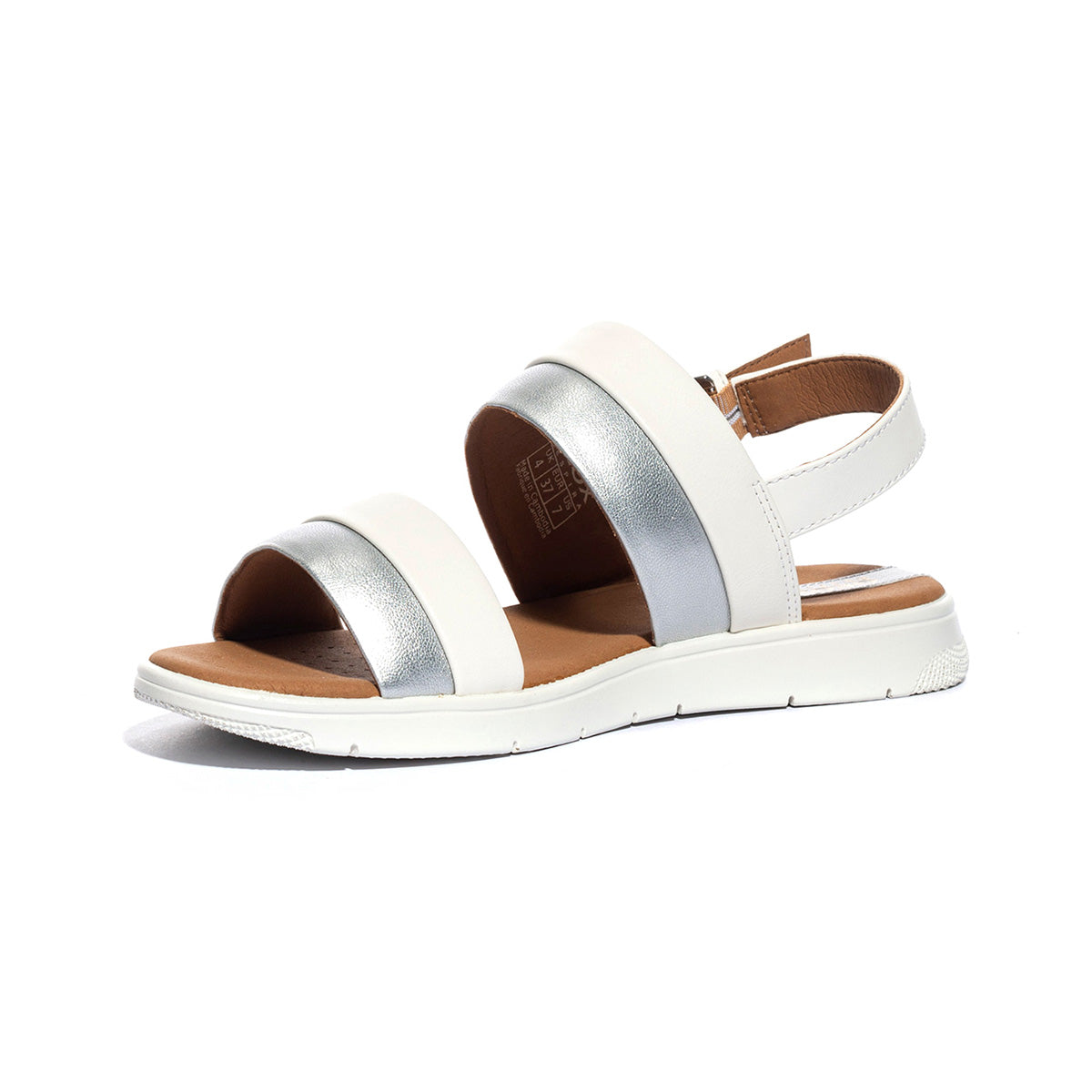 GEOX D35NNAWHITE SILVER C0459