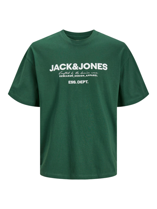 T-Shirt Jack E Jones Jjgale Tee Ss O-Neck Ln Verde