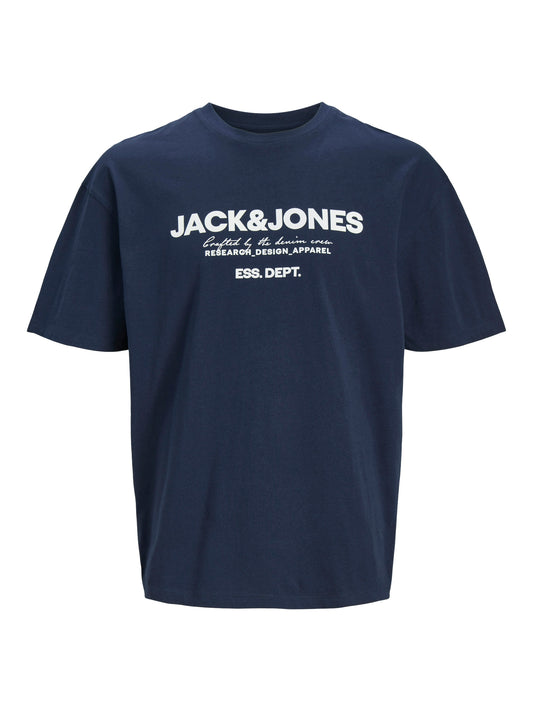 T-Shirt Jack E Jones  Jjgale Tee Ss O-Neck Ln Blu