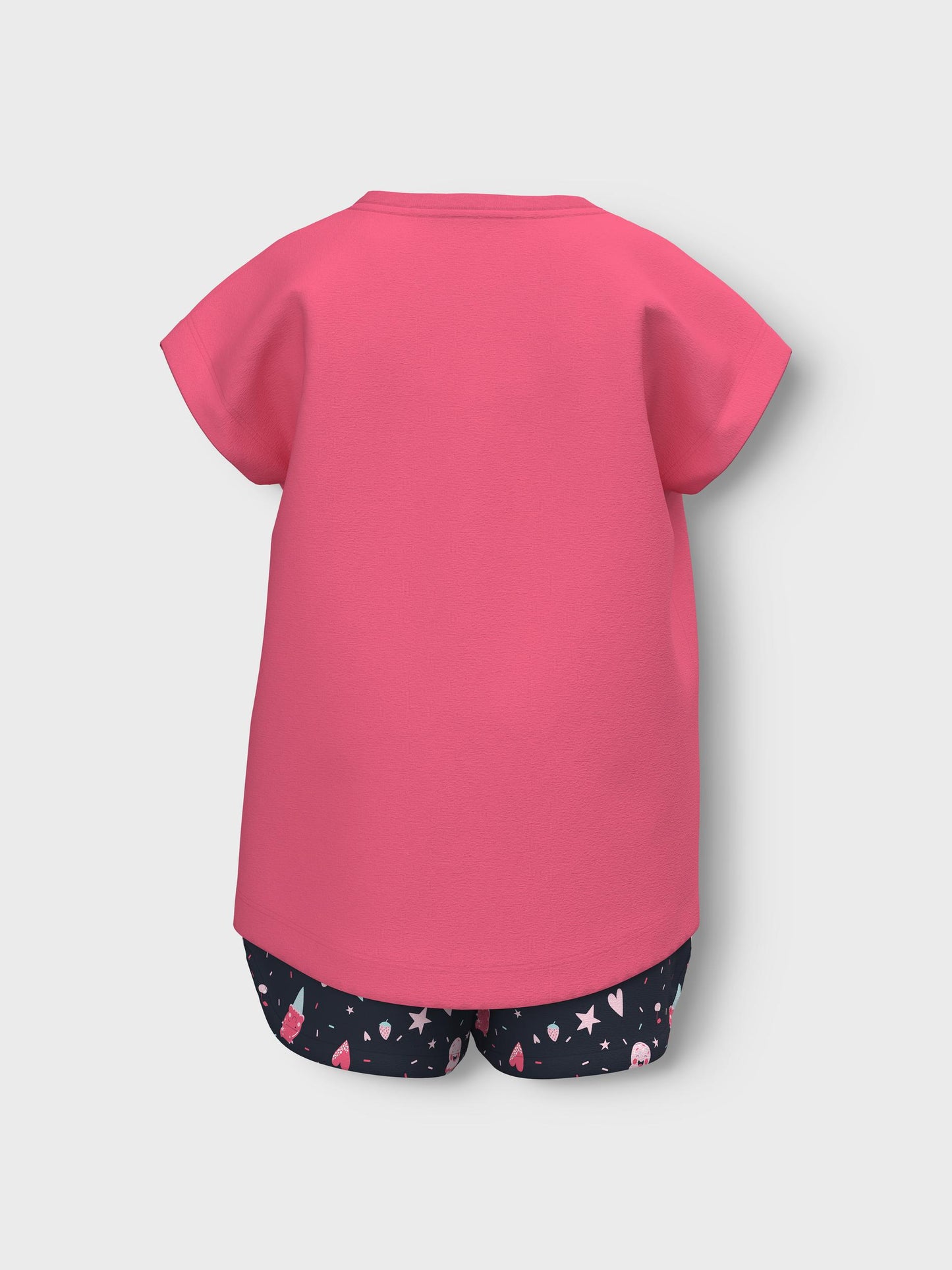 T-Shirt E Pantaloncini Nmfvigea Capsl Top Set Rosa Blu