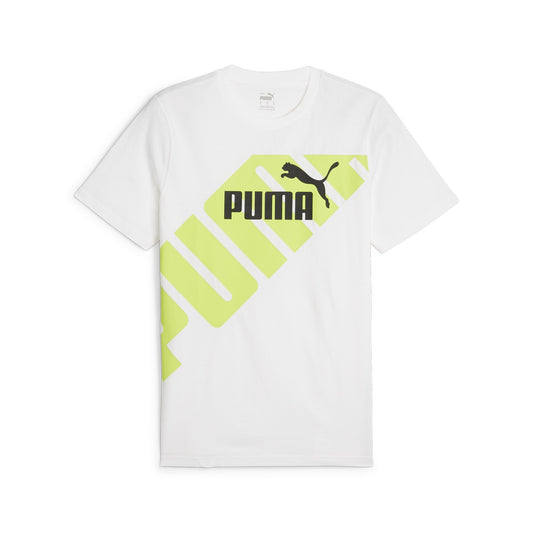 T-shirt Puma Power Graphic Tee Bianca