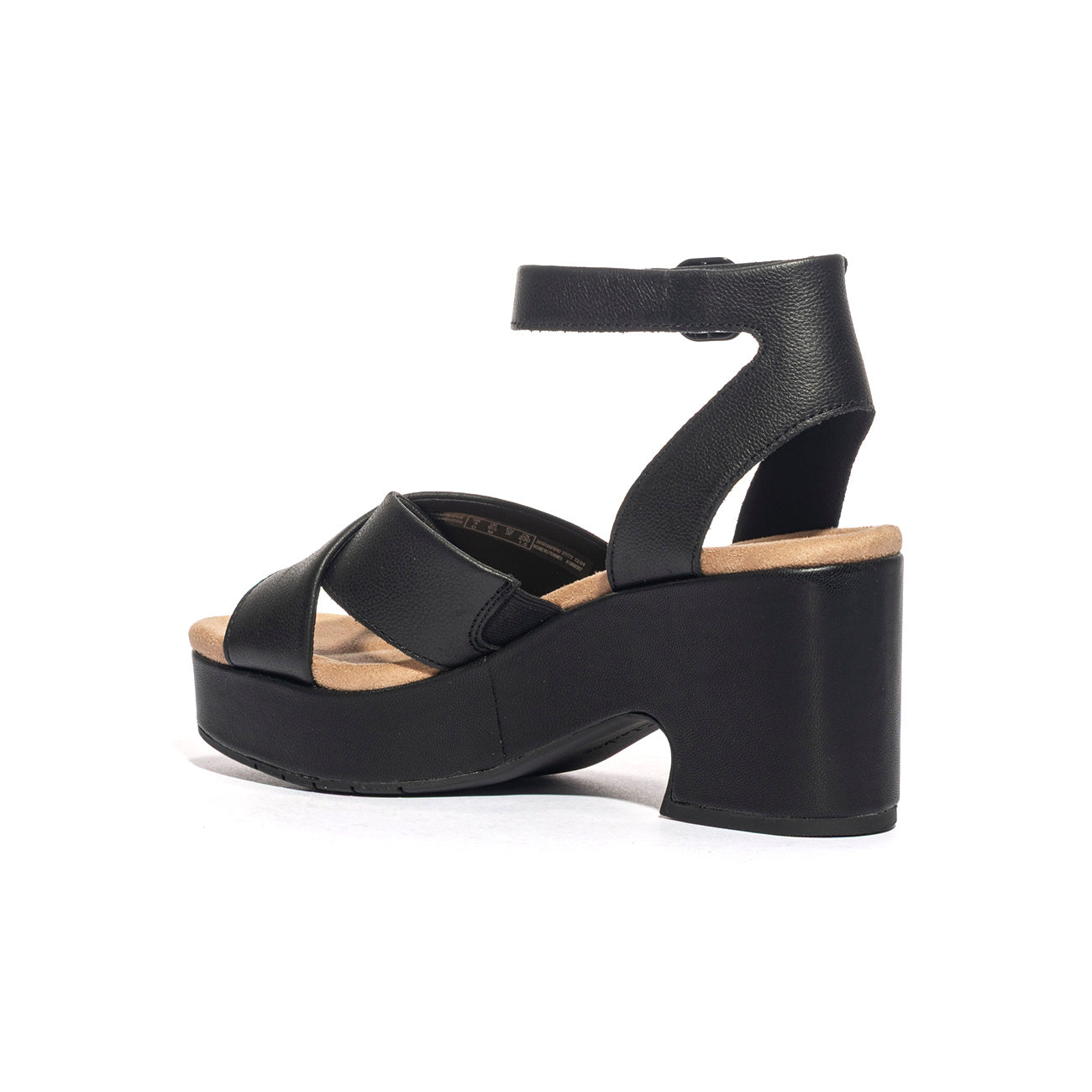 CLARKS 181932PEARL BLACK BLACK