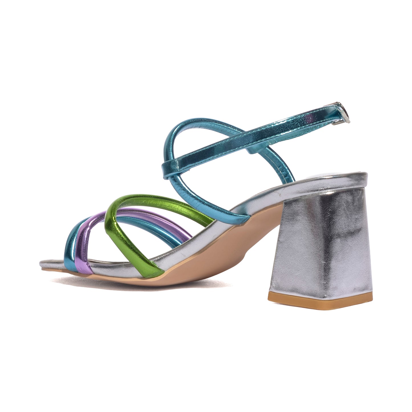KISS KRISS G31 MULTICOLOR ARGENTO Sandali Donna