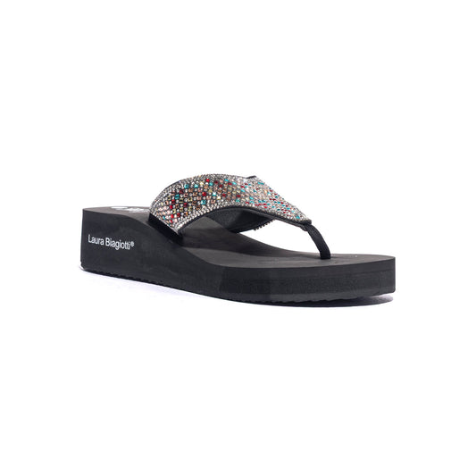 LAURA BIAGIOTTI 9111 BLACK Ciabatte Donna