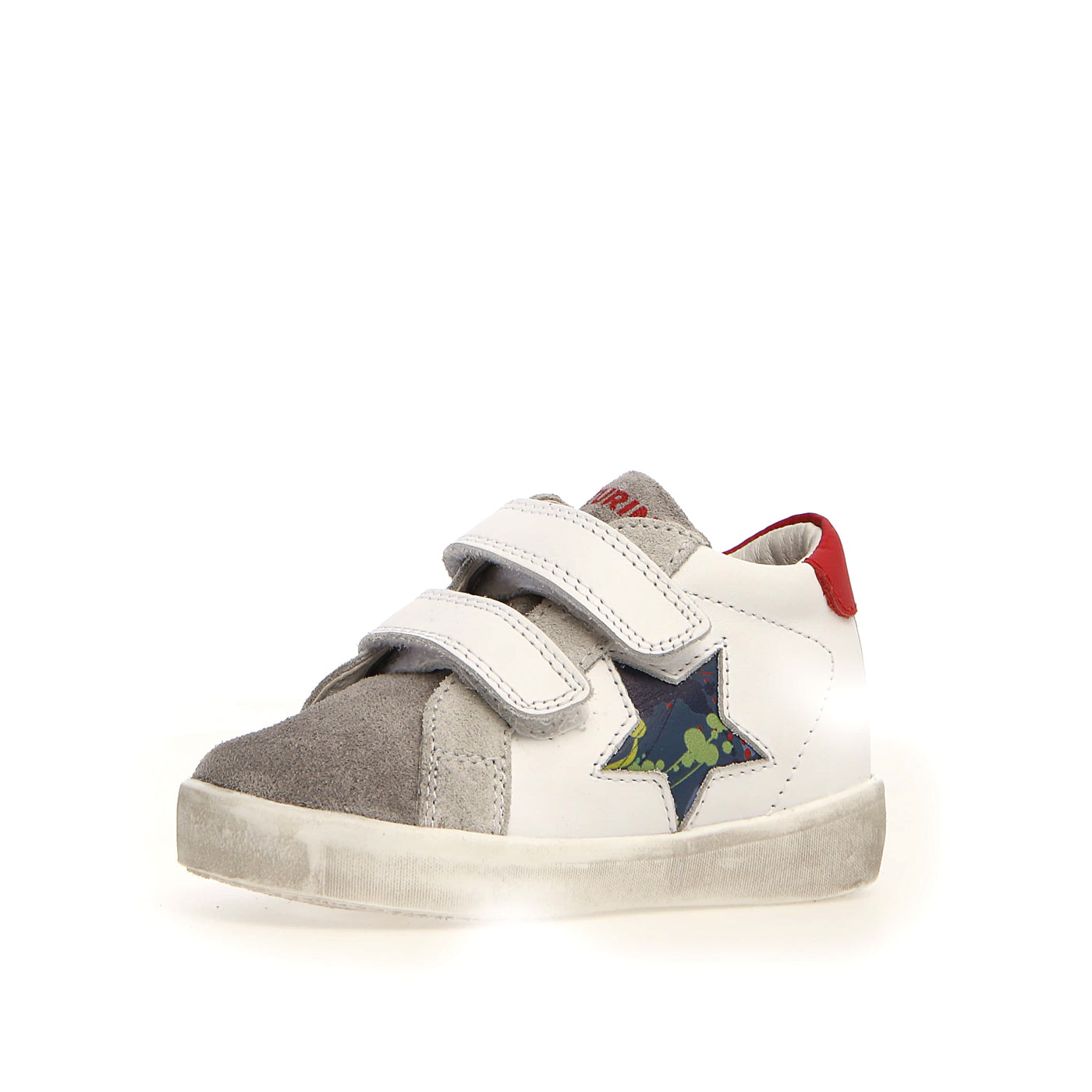 NATURINO 0012015367-27-1B86GREY WHITE RED