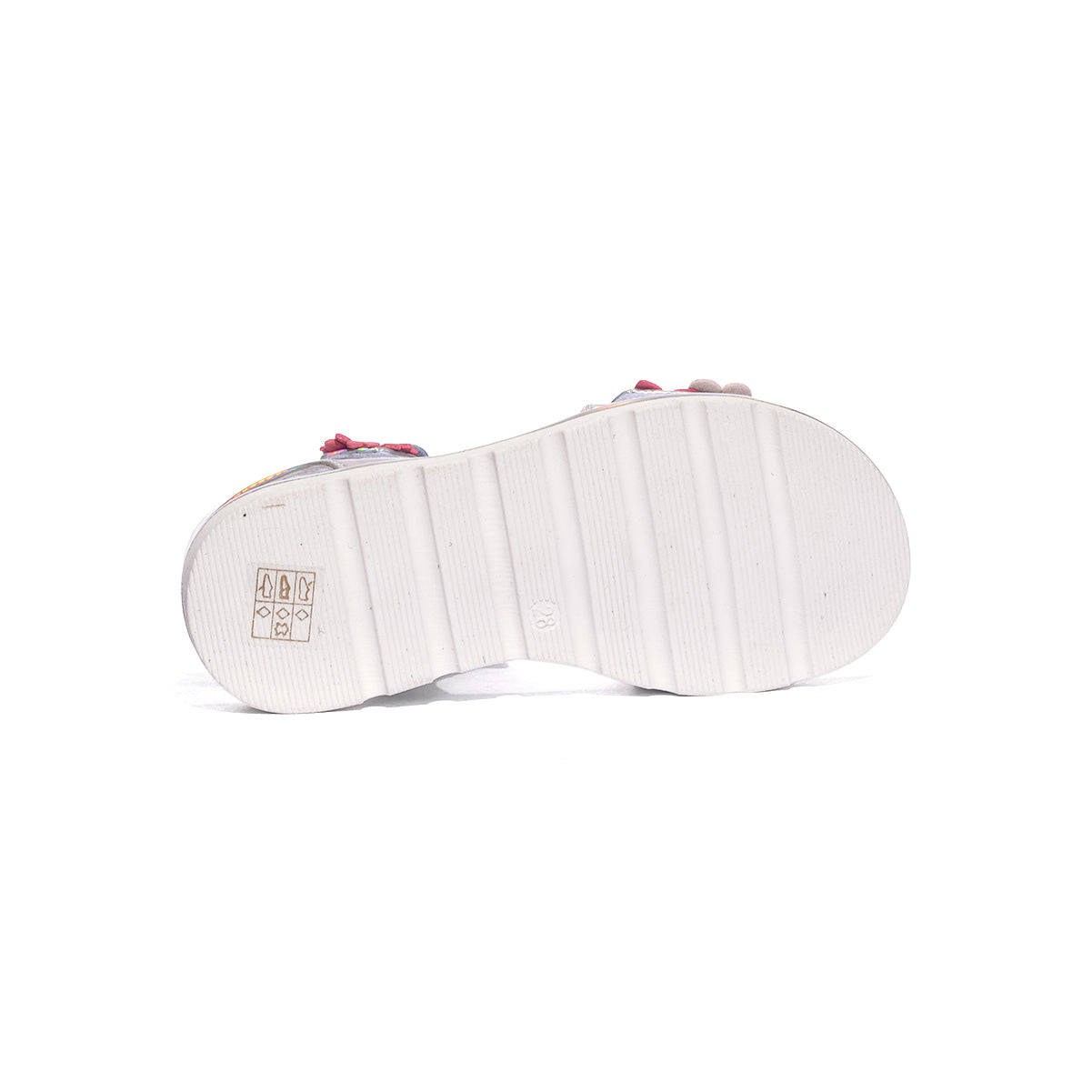 ASSO AG17904 SILVER MULTICOLOR Sandali Bambina