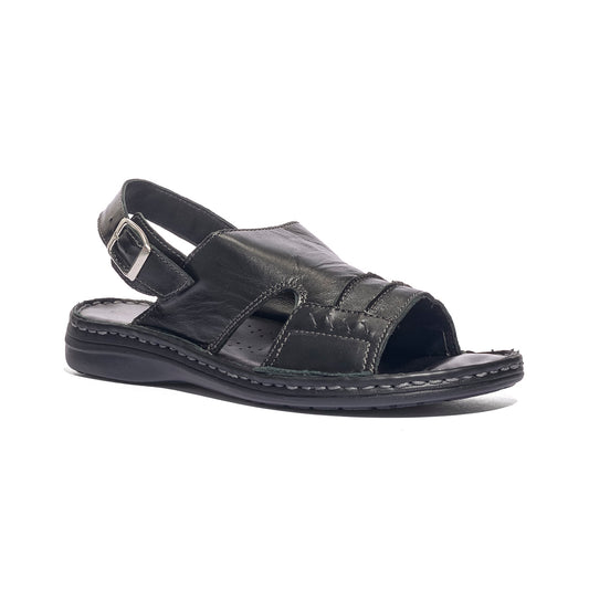 GLAMOUR 3180 NERO Sandali Uomo