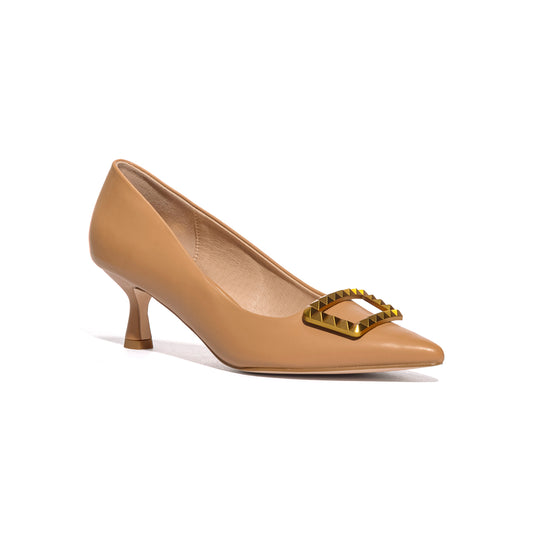 GOLD & GOLD GD102 CAMEL Decollete Donna