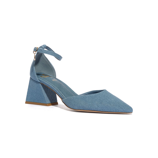 GOLD & GOLD GY365 NAVY Decollete Donna