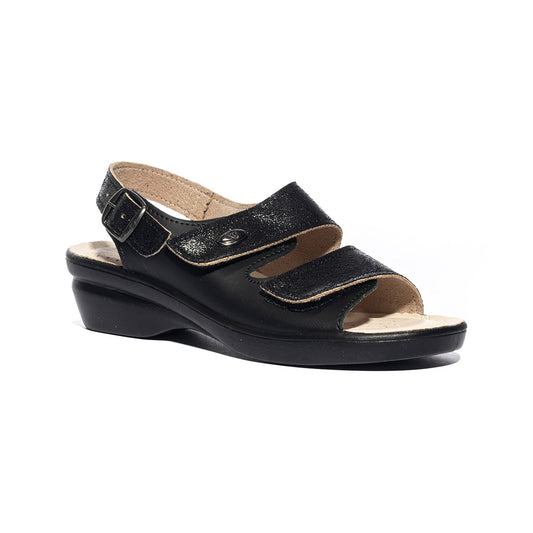 VALLEVERDE 25313 NERO Sandali Donna