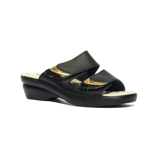 VALLEVERDE 25315 NERO Ciabatte Donna