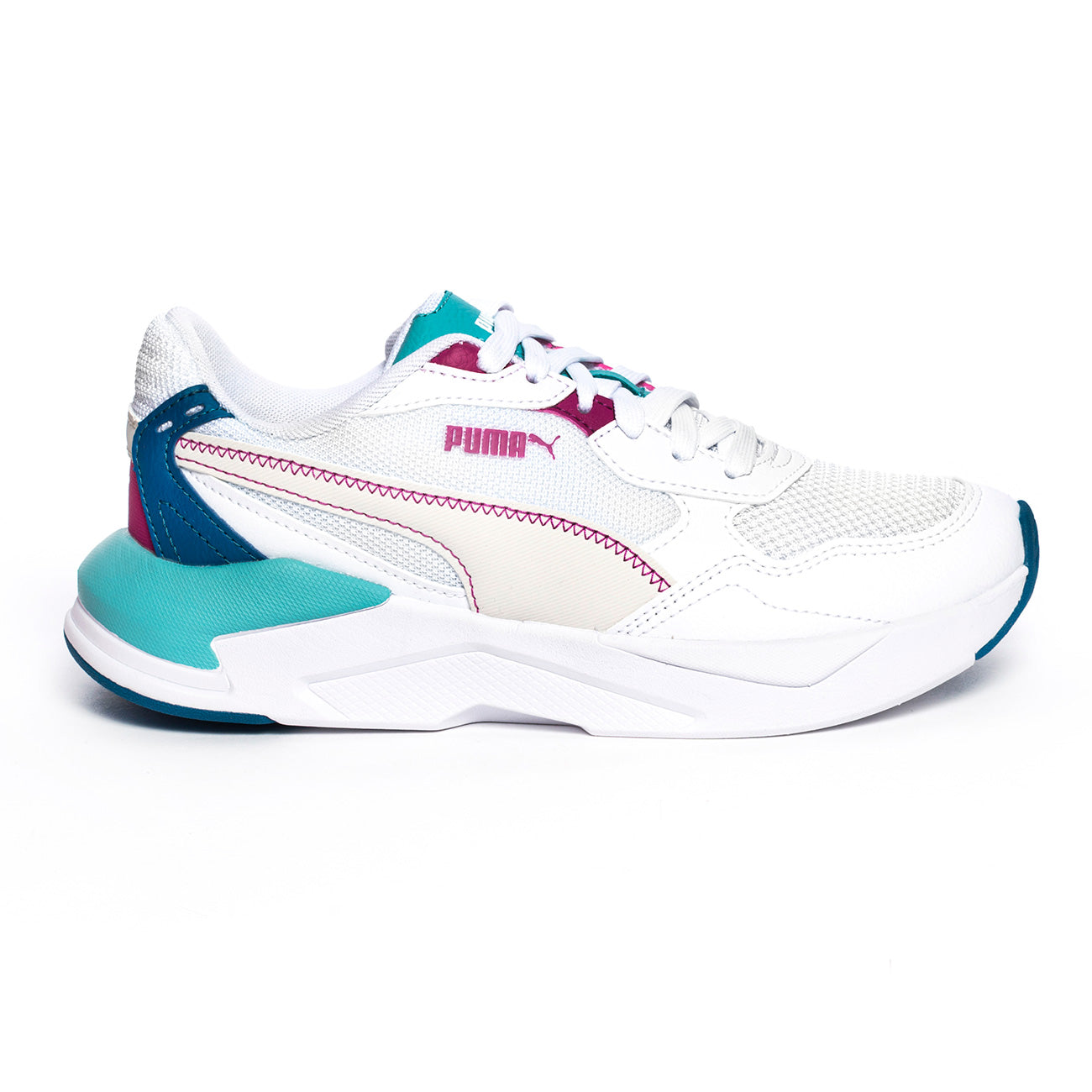 PUMA 384639-07WHITE FUCHSIA PORCELAIN
