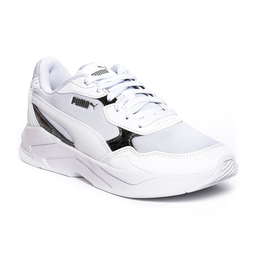 PUMA 384848-01 WHITE WHITE SILVER Sneakers Donna
