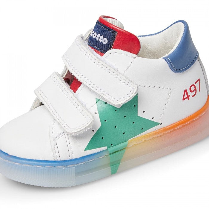FALCOTTO 0012015346-01-1N96WHITE-AZURE-GREEN
