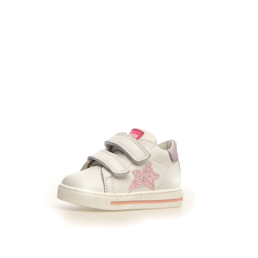 FALCOTTO 0012015350-10-2N68 WHITE-PINK-LILAC Sneakers Bambina