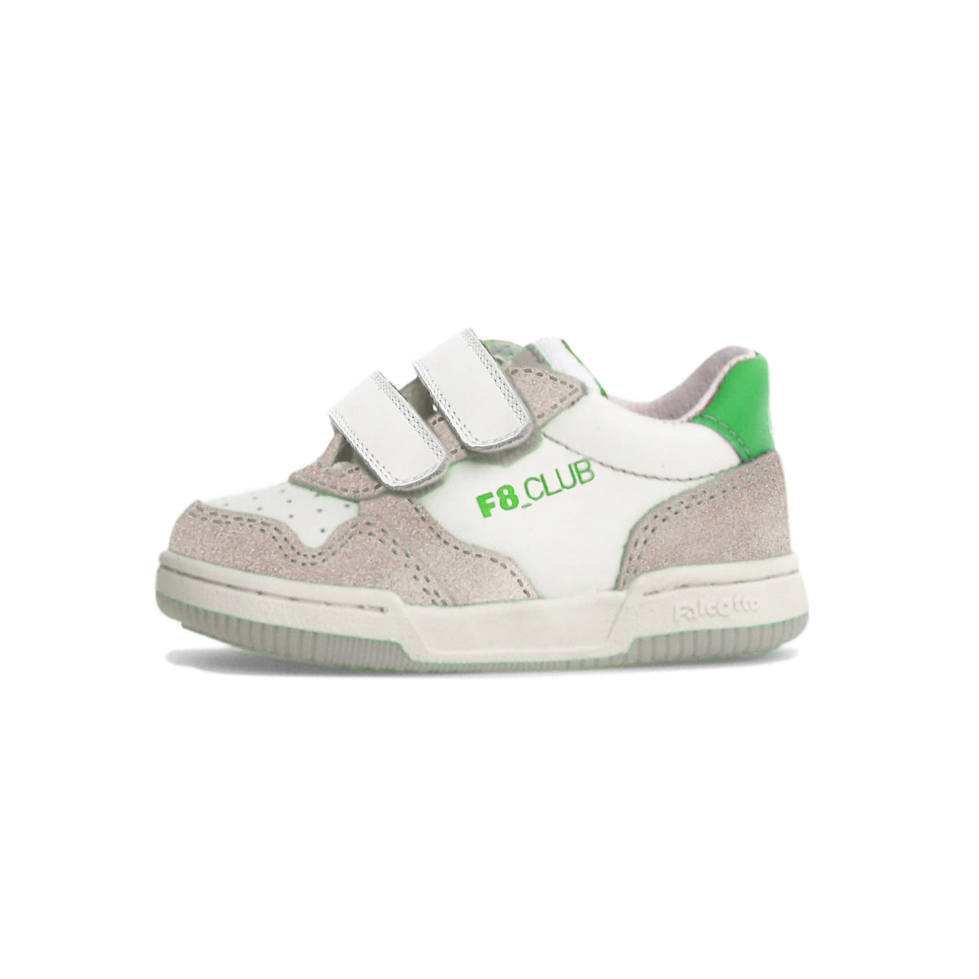 FALCOTTO 0012018220-02-1B64 WHITE-GREY-GREEN Sneakers Bambina