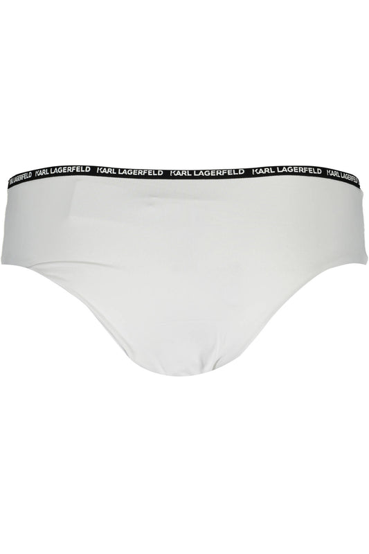 KARL LAGERFELD KL21WBT02_BIANCO_WHITE Bianco Costumi Donna