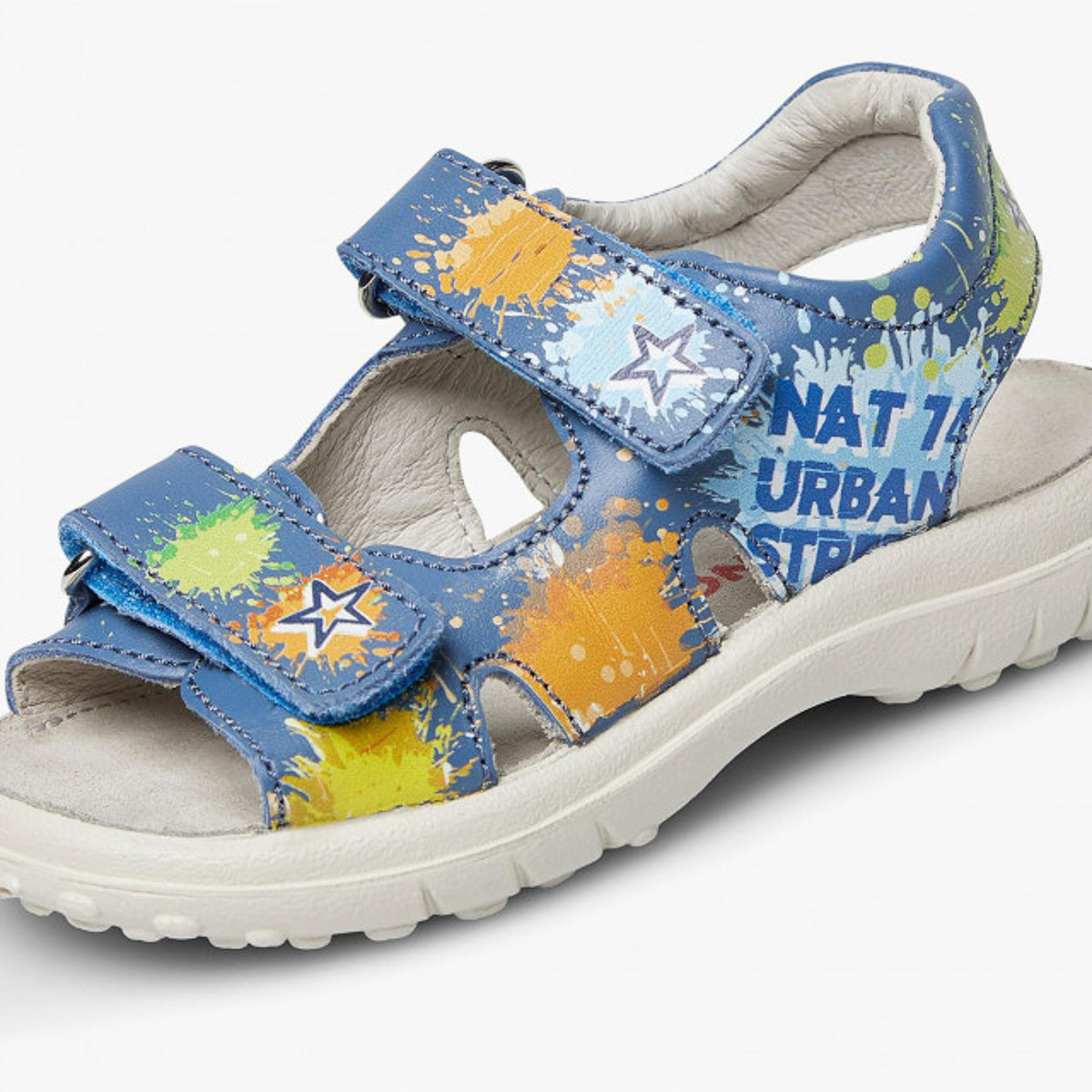 NATURINO 0010503219-01-1C89 AZURE MULTI Sandali Bambino