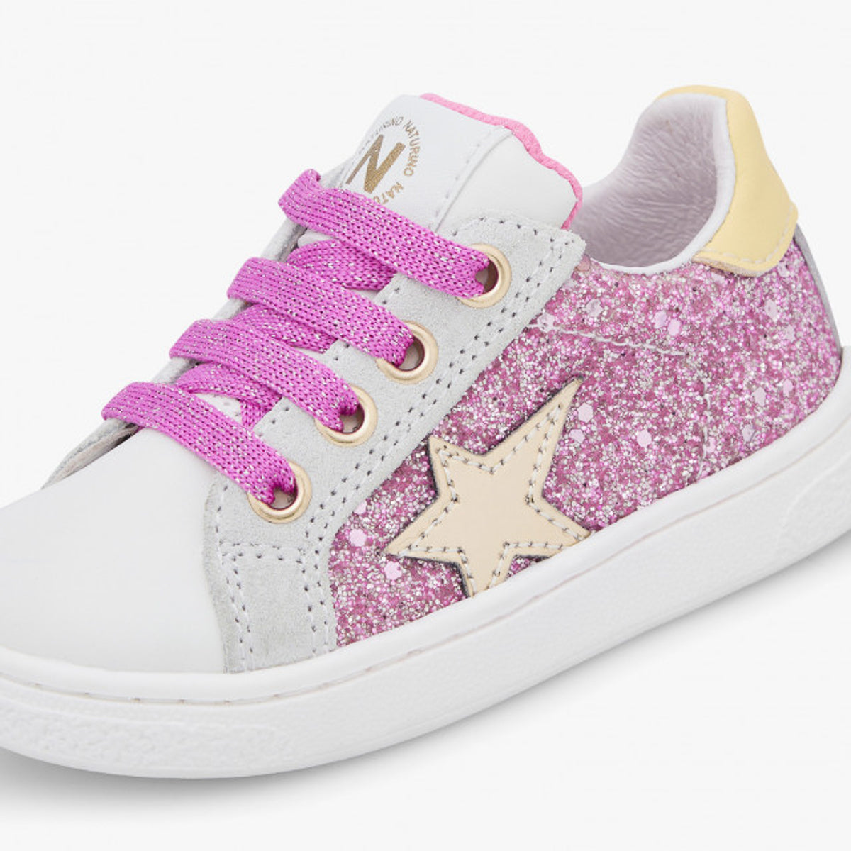 NATURINO 0012017502-10-1N26WHITE FUCHSIA PAGLIA