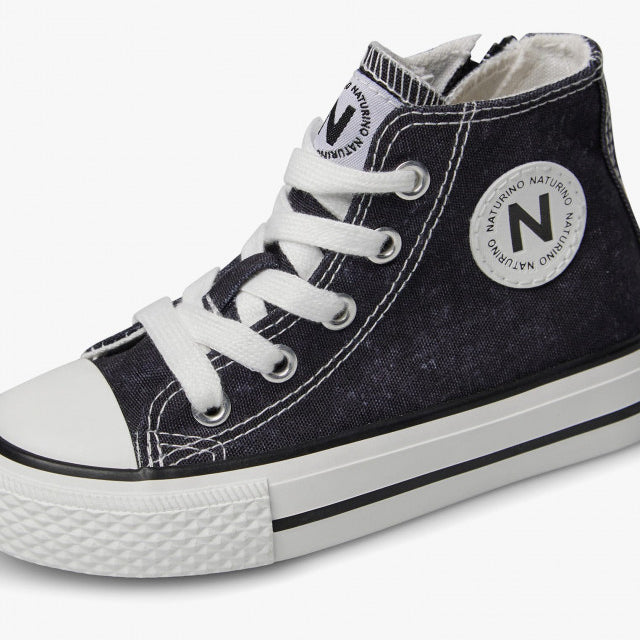 NATURINO 0012018270-01-0A01 BLACK Sneakers Bambino