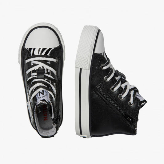 NATURINO 0012018582-01-0A01 BLACK Sneakers Bambina