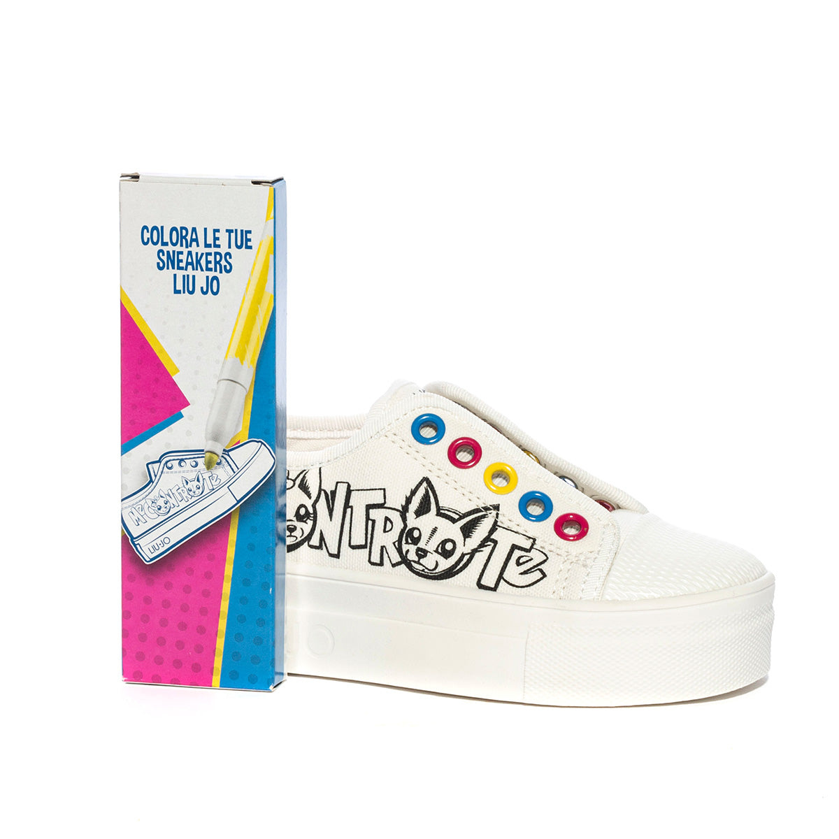 LIUJO 4A0805T6948 MILK Sneakers Bambina