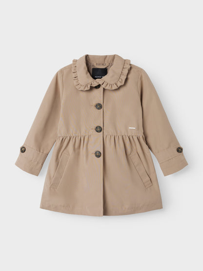 Cappottino Name It Nmfmadelin Trench Coat1 Beige