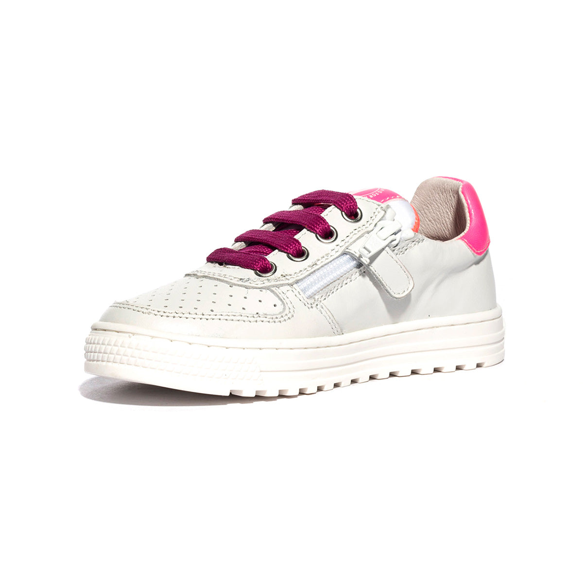 NATURINO HESS ZIPWHITE FUXIA FLUO