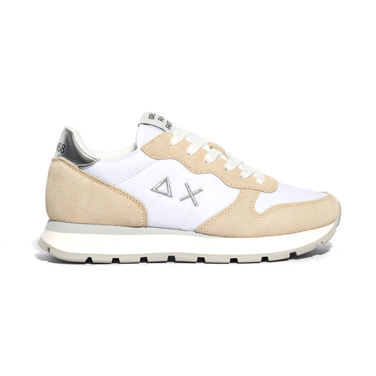 Sneakers Sun 68  Ally Gold Silver Bianco Panna