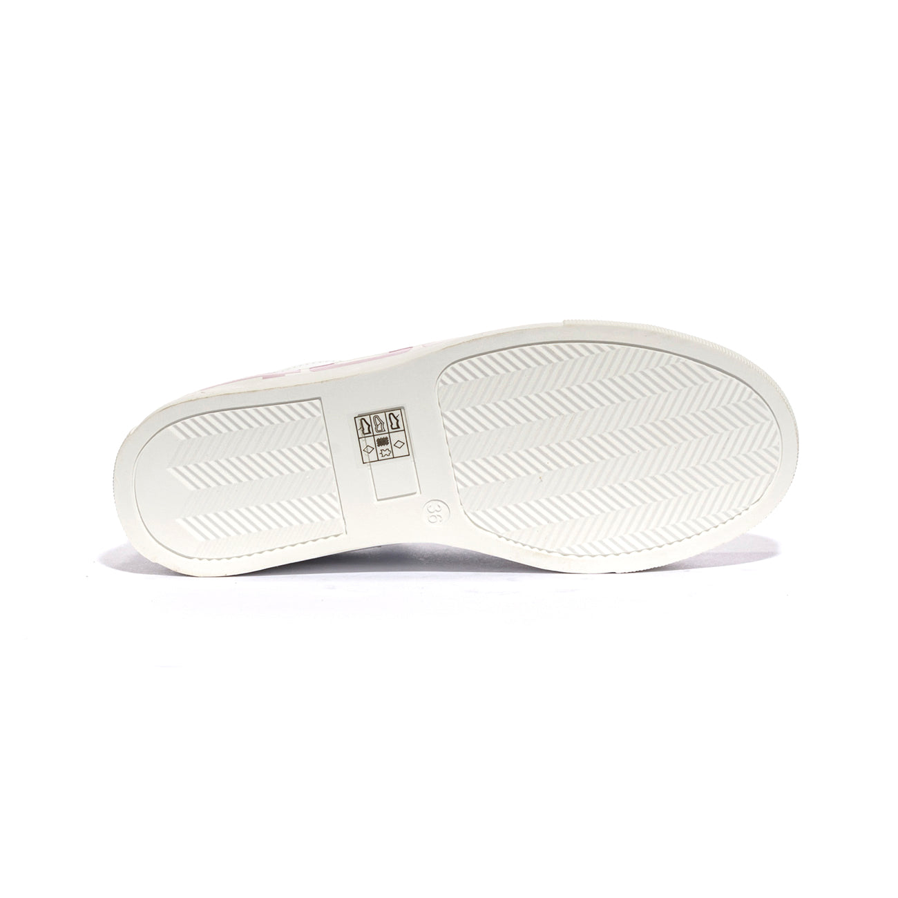 4US 41014 WHITE SILVER Sneakers Bambina