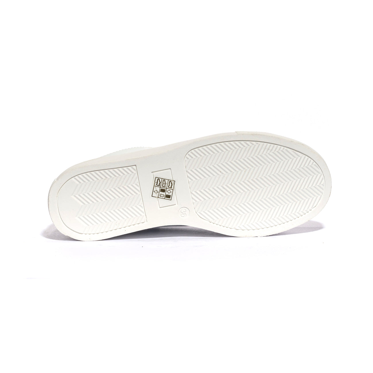 4US 42740 WHITE SILVER Sneakers Bambina